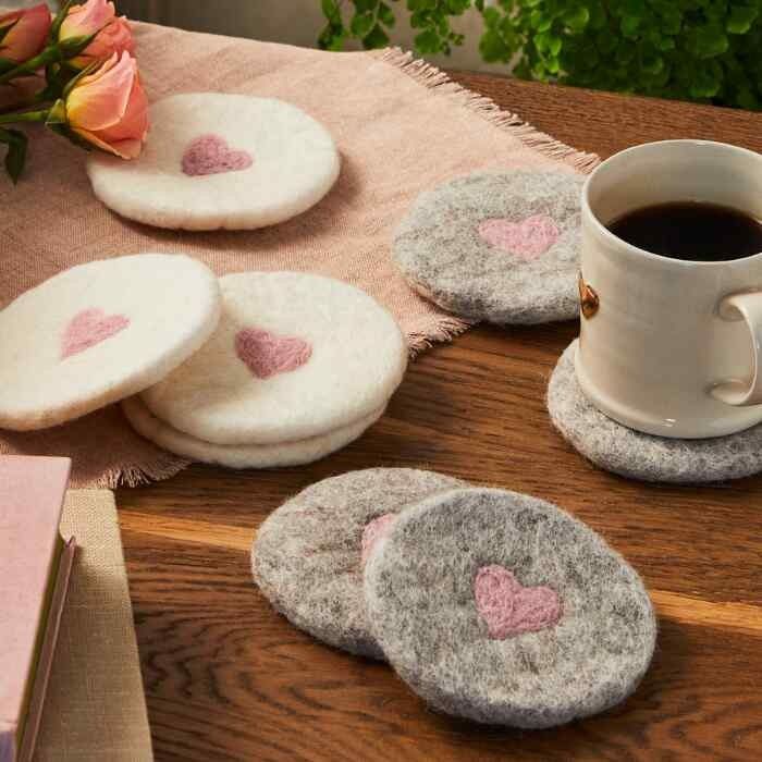 felt coasters