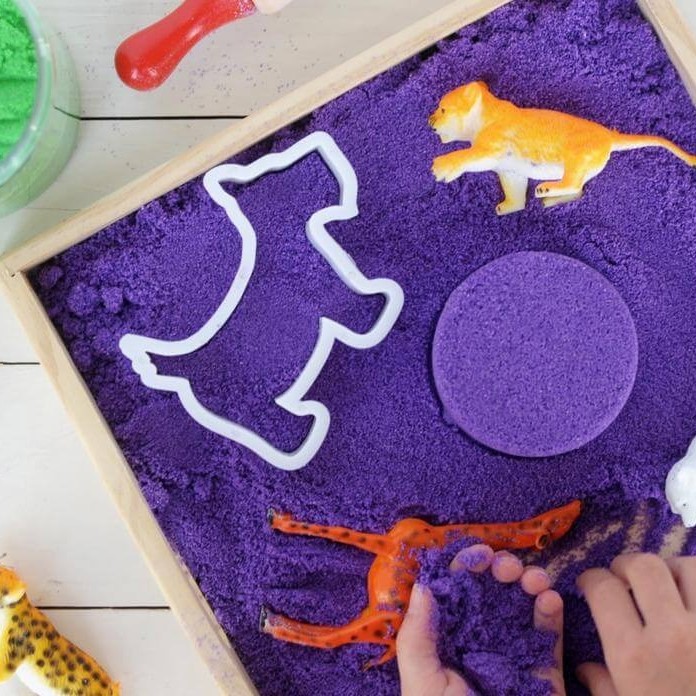 how to make kinetic sand without sand