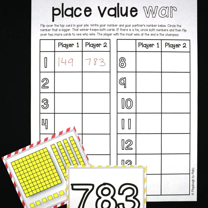 place value games