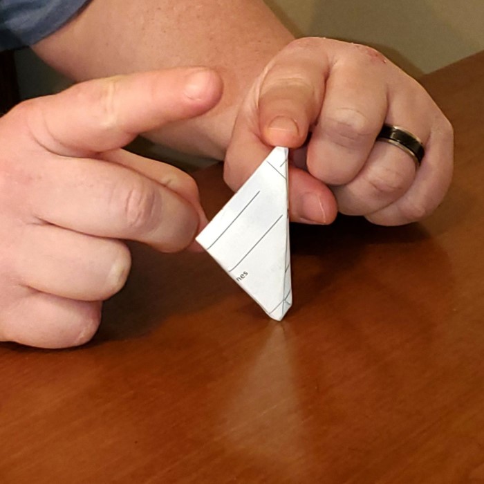 how to make a paper football