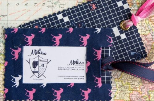 diy fabric luggage tags