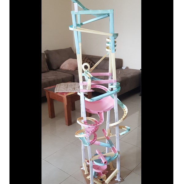 paper roller coaster