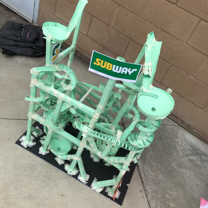 paper roller coaster