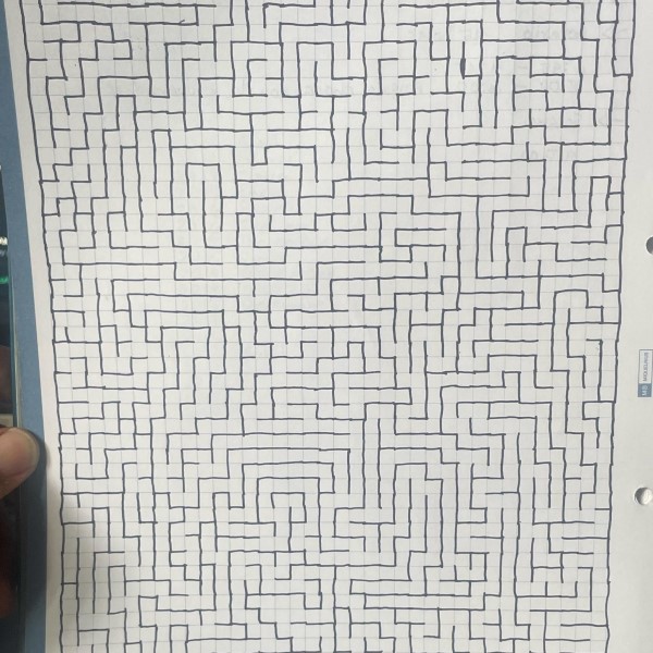 how to draw a maze