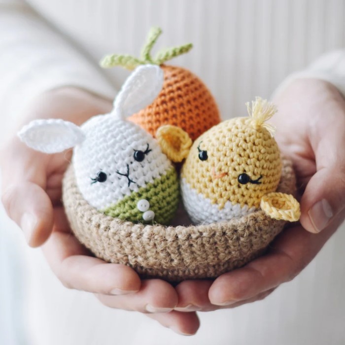 crochet easter eggs