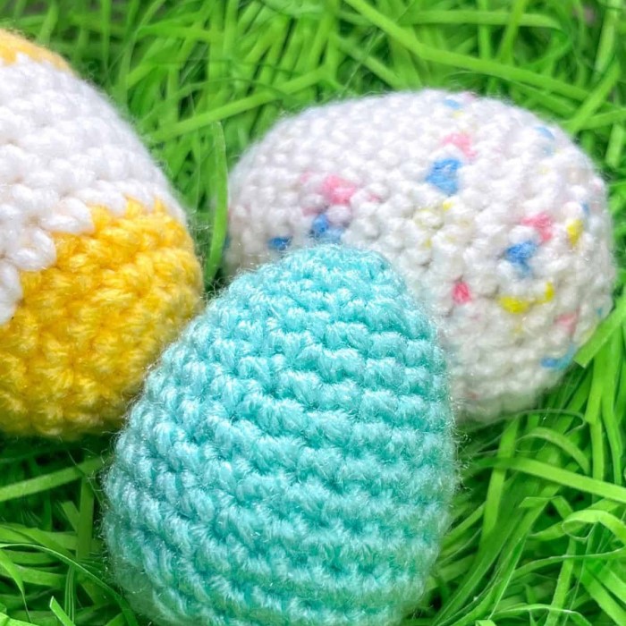 crochet easter eggs
