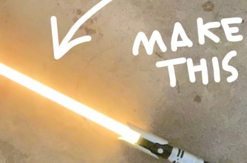 diy lightsaber