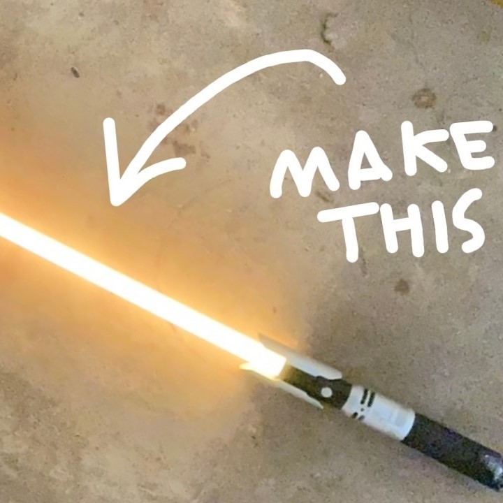 diy lightsaber