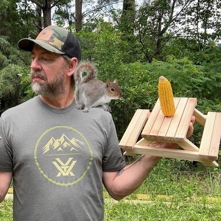 squirrel picnic table
